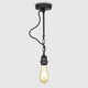 image 3 of ValueLights Industrial Steampunk Satin Black Wall Light Fitting