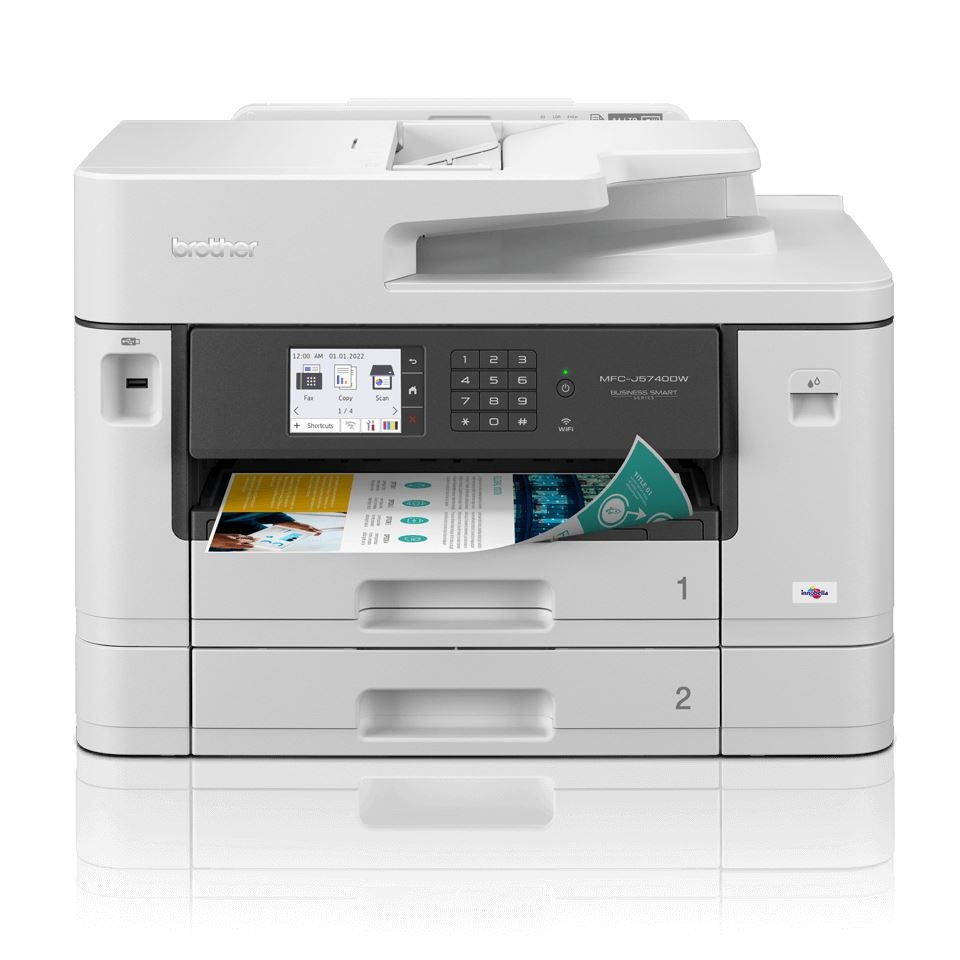 image 1 of Brother MFC-J5740DW Multifunction Printers - 256MB - White