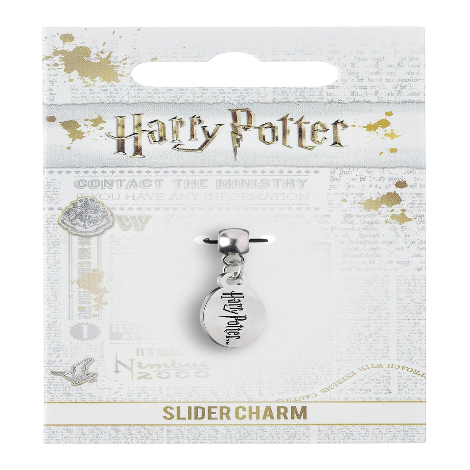 image 1 of Harry Potter Logo Slider Charm HP0108