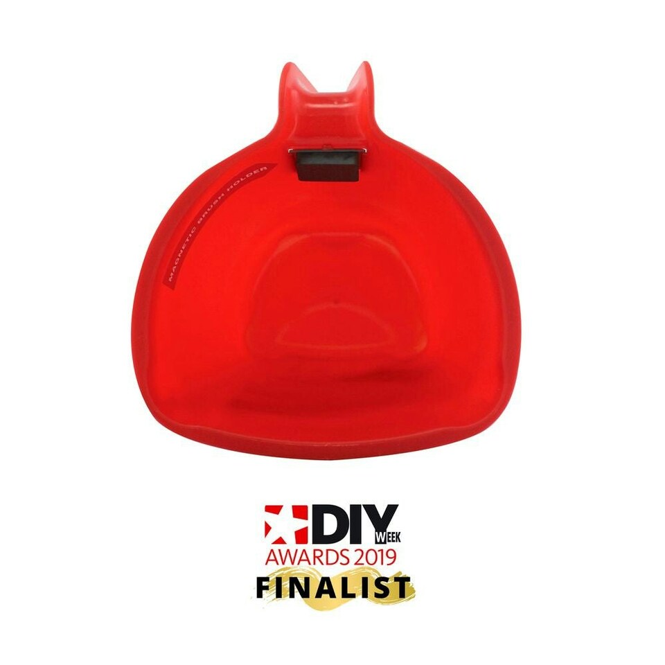 image 1 of Dekton Painters Buddy Decorate Paint Caddy Bucket Magnetic Brush Holder 1L