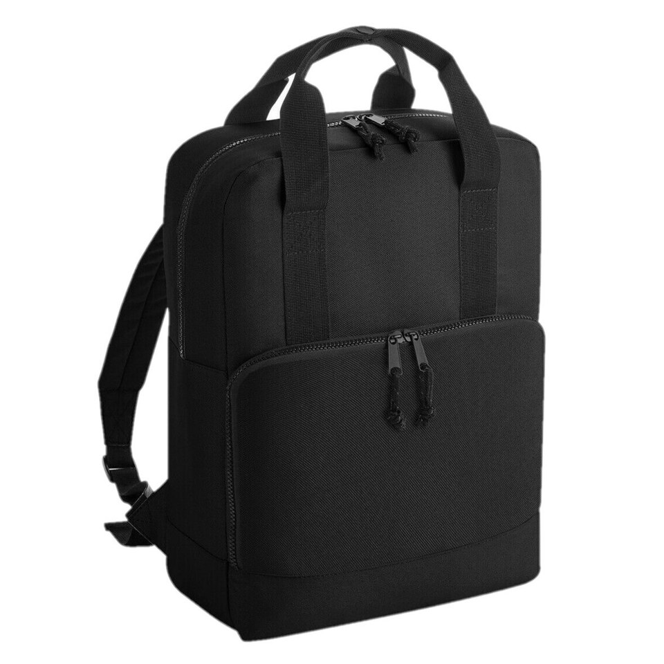 Bagbase Unisex Adult Cooler Recycled Backpack - Black - One Size
