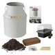image 2 of Pronto Seed Sweet Pea Flower Seeds Grow Your Own Flowers Kit with Decorative Milk Churn Planter Gardening Gifts for Women and Men