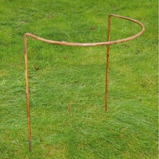 Border Support Rust (Pack of 4) - L180 x W250 x H900 cm - Bare Metal/Ready to Rust