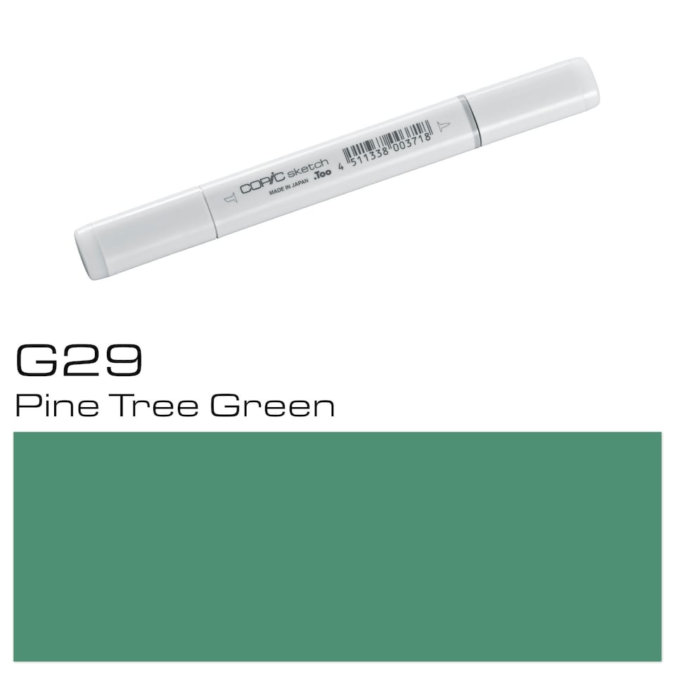 image 1 of Copic Sketch Marker, Pine Tree Green, Single Pen