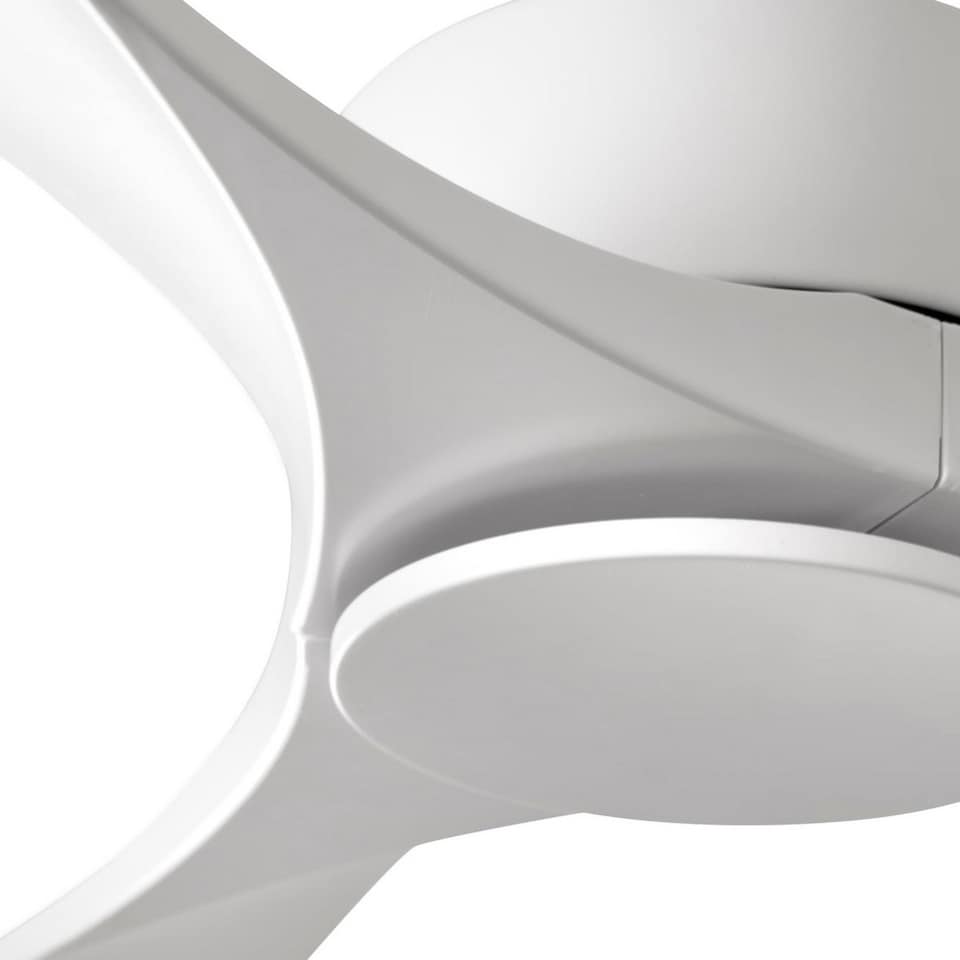 image 1 of Luzon Large White DC Ceiling Fan 6 Speed