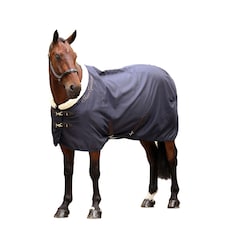 Shires Deluxe Standard-Neck Horse Stable Rug - Navy - 6´ 9"