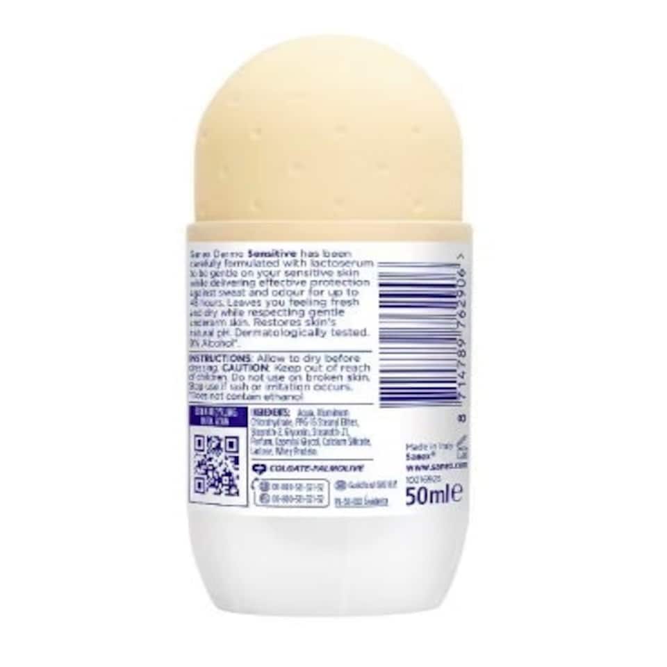 image 1 of Sanex Anti-Perspirant Roll On Deodorant Sensitive 50ml Pack of 6