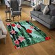 image 2 of Red & Pink Tropical Plants (Rug) Pink | Medium: 80x150cm
