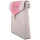 image 3 of Leather Magnetic Fastening Adjustable Strap Cross Body Shoulder Bag White | Ivory