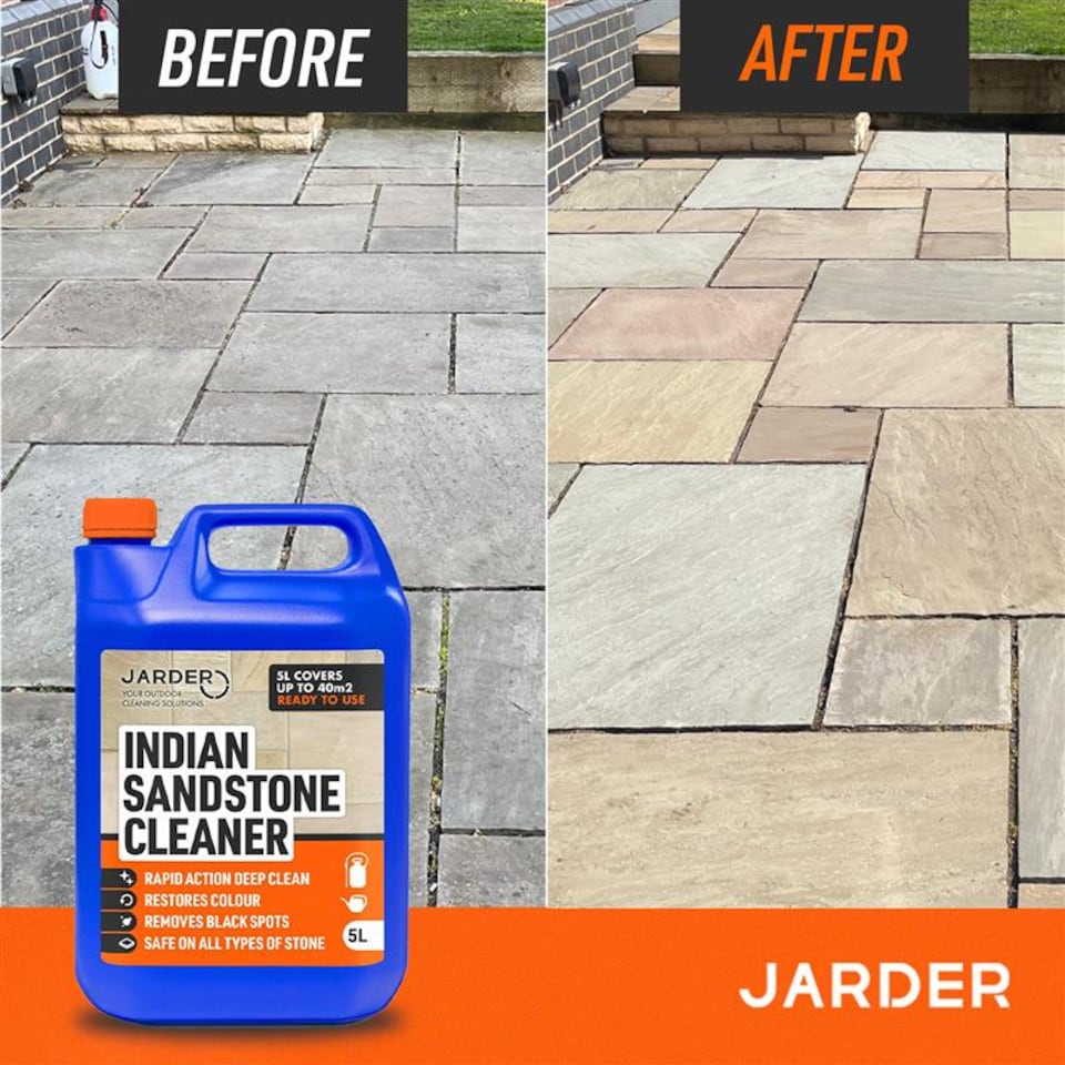 image 1 of Jarder Indian Sandstone Cleaner 3 x 5L