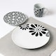 image 3 of 16pc Black & White Kira Dinner Set