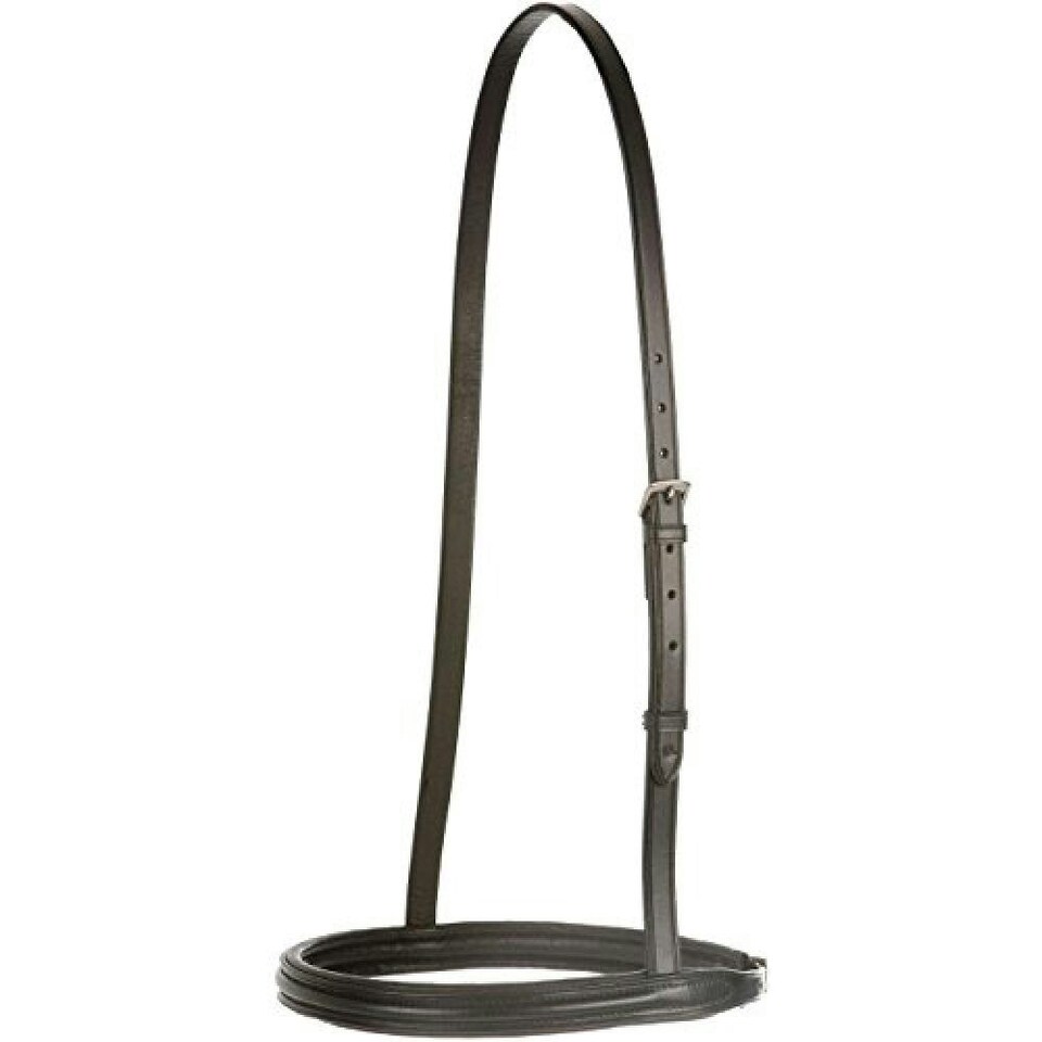Kincade Leather Cavesson Noseband II - Black - Warmblood