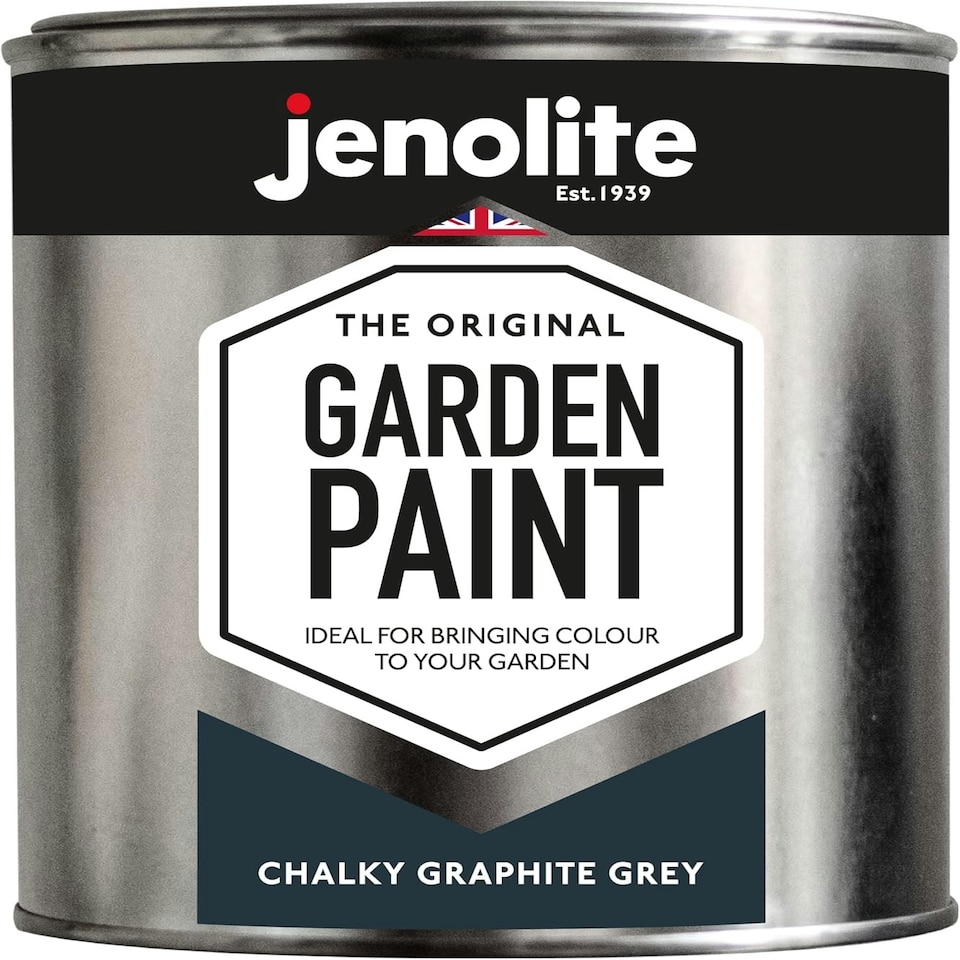 Jenolite Multi-Surface Garden Furniture Paint - Chalky Graphite Grey - 1L