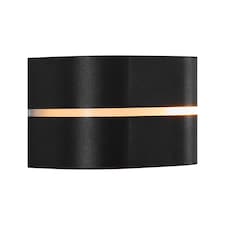 Nordlux Sibelis Outdoor Wall Light Black Plastic Solar E27 Sensor Weatherproof - Mains Powered, IP44 | Black | Black