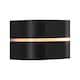 image 1 of Nordlux Sibelis Outdoor Wall Light Black Plastic Solar E27 Sensor Weatherproof - Mains Powered, IP44 | Black | Black