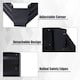 image 3 of Living and Home Galvanized Steel Raised Garden Bed Planter Box - 120*90*30cm | Black
