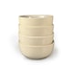 image 1 of Scandi Home Set of Four Stockholm 17cm Oatmeal Artisan Glaze Ceramic Cereal Bowls Cream