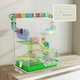 image 7 of PawHut 5 Tiers Hamster Cage Animal Travel Carrier Habitat, Green