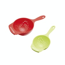 KitchenCraft Mini Colanders Multicolour Set of 2