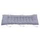 image 1 of Living and Home Thick Chaise Lounge Chair Cushion, Grey-110cm | Grey