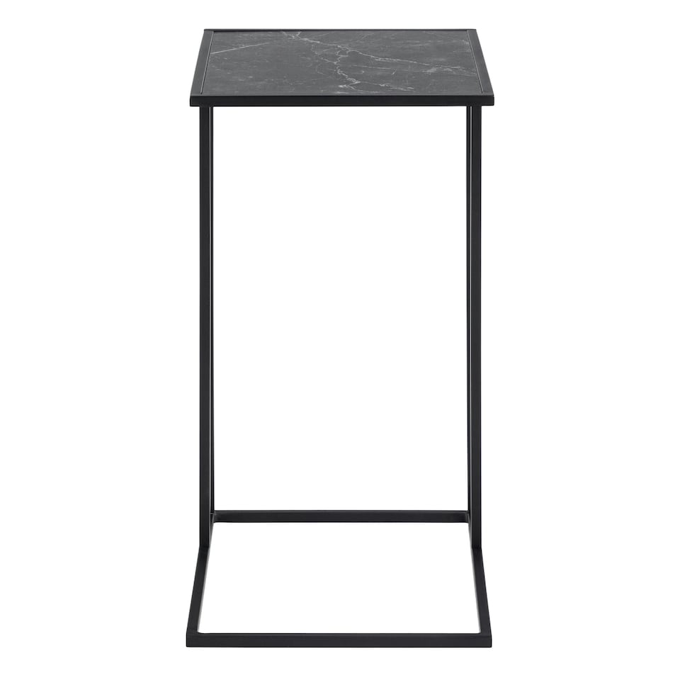 image 1 of Infinity Side Table in Matt Black