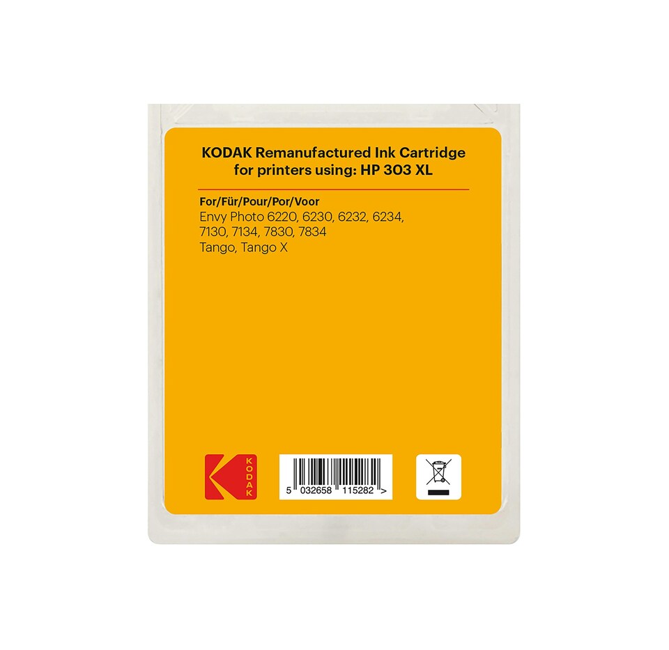 image 1 of Kodak Remanufactured HP 303XL Black Ink Cartridge | Black | 1