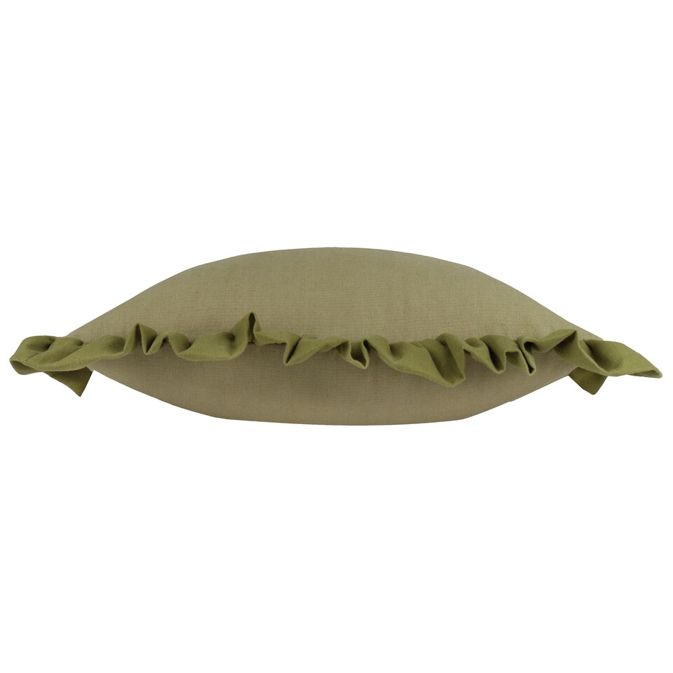 image 1 of Wylder Effie Cotton Ruffle Cushion