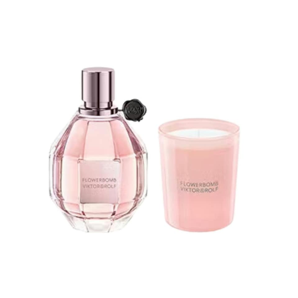image 1 of Viktor & Rolf Flowerbomb Gift Set 100ml EDP-S + Scented Candle 70g