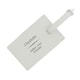 image 1 of Personalised Classic Cream Luggage Tag Cream