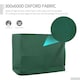 image 5 of Outsunny Large Outdoor Swing Chair Cover  Garden Furniture Protector | Green | Green | 240cm x 133cm x 185cm