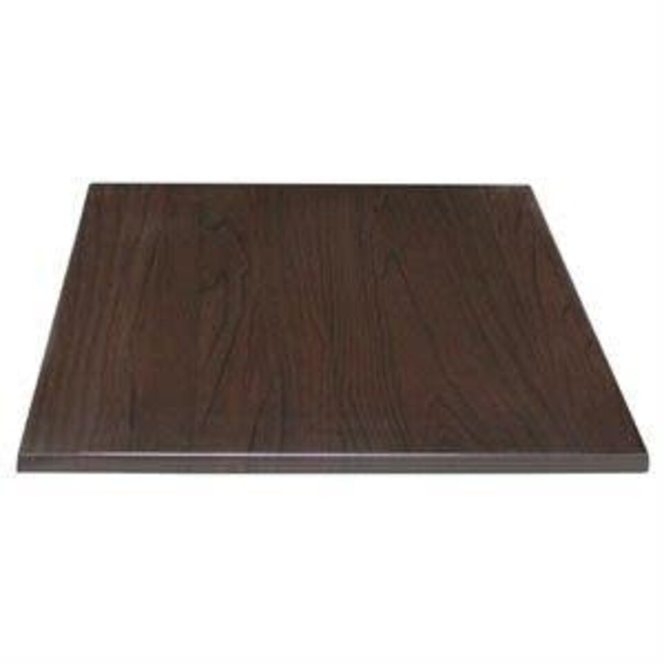 Monero 60Cm Dark Brown Square Table Top Brown