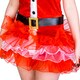 image 4 of Mrs Claus Costume  incl. hat, belt and dress | Red | red | 1