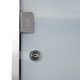 image 8 of HOMCOM Wall Mounted Medicine Cabinet First Aid Box Glass Door Lockable 3 Shelves Silver