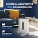 image 5 of HOMCOM 20LDay Dehumidifier with Air Purifier and HEPA Filter, 24H Timer, 4 Modes, Electric Moisture Air Dehumidifier for Home Laundry Basement, White