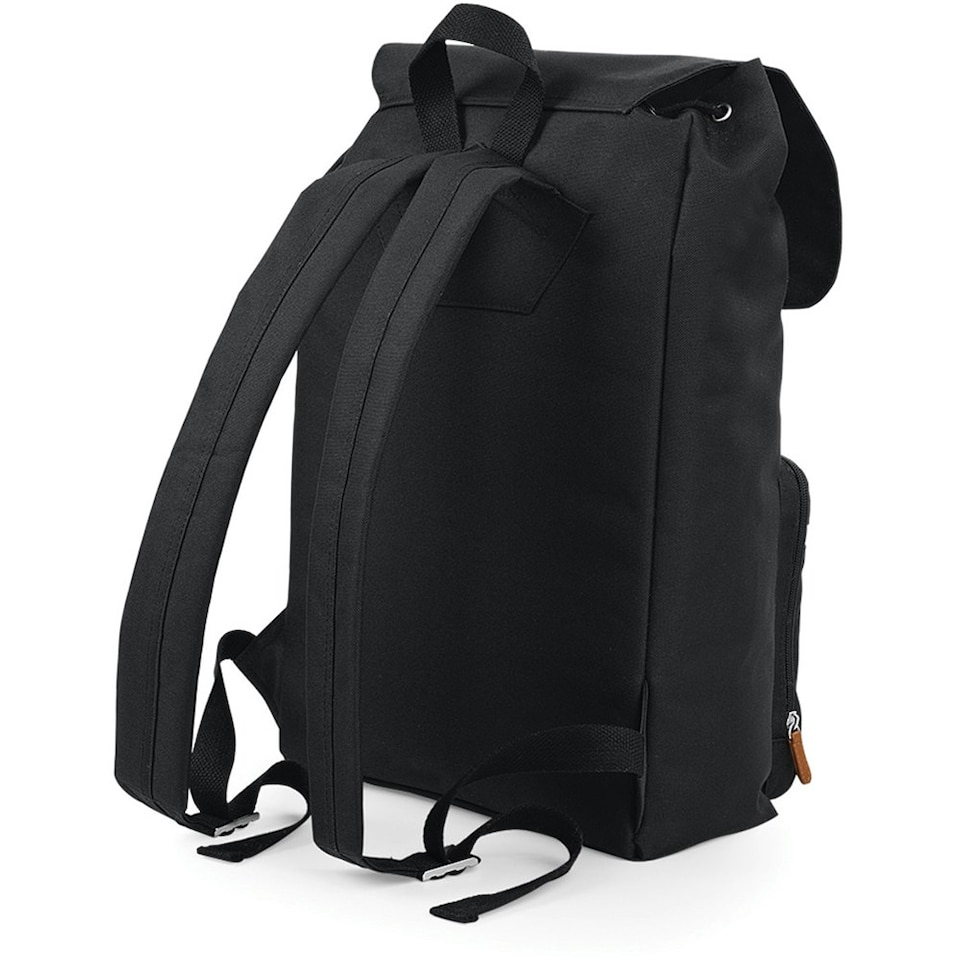image 1 of Bagbase Heritage Laptop Backpack Bag (Up To 17inch Laptop) - Black - One Size
