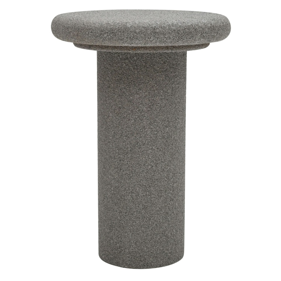image 1 of Udaipur Round End Table Grey