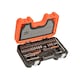 image 3 of Bahco S460 1/4in Drive Socket Set, 46 Piece | Chrome | matt chrome-plated | One Size | 1