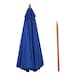 image 6 of Outsunny 2.5m Wooden Garden Parasol Outdoor Umbrella Canopy w/ Vent Blue