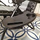 image 5 of Set of 2 Luxury Padded Multi Position Zero Gravity Garden Relaxer Chair Lounger in Grey & Black