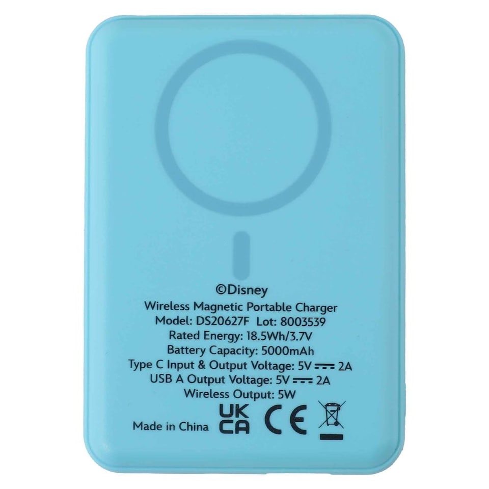 image 1 of Stitch 5000Mah Magnetic Power Bank In Your Face