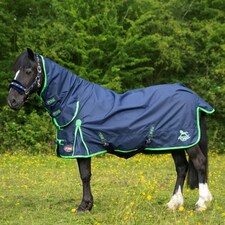 Gallop Equestrian Ponie Lightweight Turnout Combo Green | Size: 3ft 6
Colour: Navy/Green