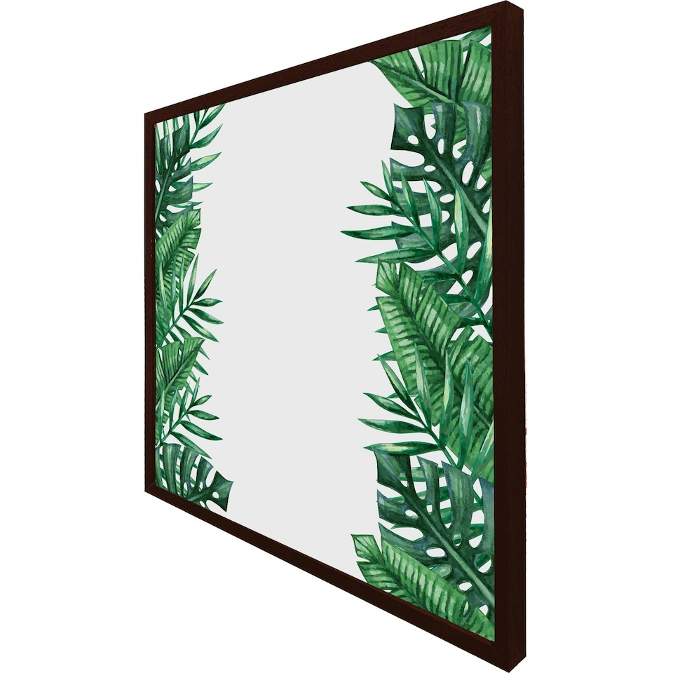 image 1 of Half botanical border (Picture Frame) White | XS
