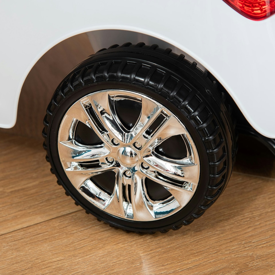 image 1 of HOMCOM Ride on Car Baby Toddler Walker Foot to Floor Sliding Car Slider White