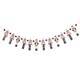 image 1 of Christmas Nutcracker Pom Pom Paper Garland Decoration 2m