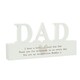 image 6 of Personalised Free Text Heart Wooden Dad Ornament