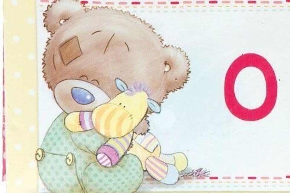 image 1 of Tiny Tatty Teddy Me to You Bear Personalised Door Plaque