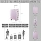 image 6 of Zipperless Polycarbonate Suitcase, Hard Shell, TSA Lock, 4 Wheels