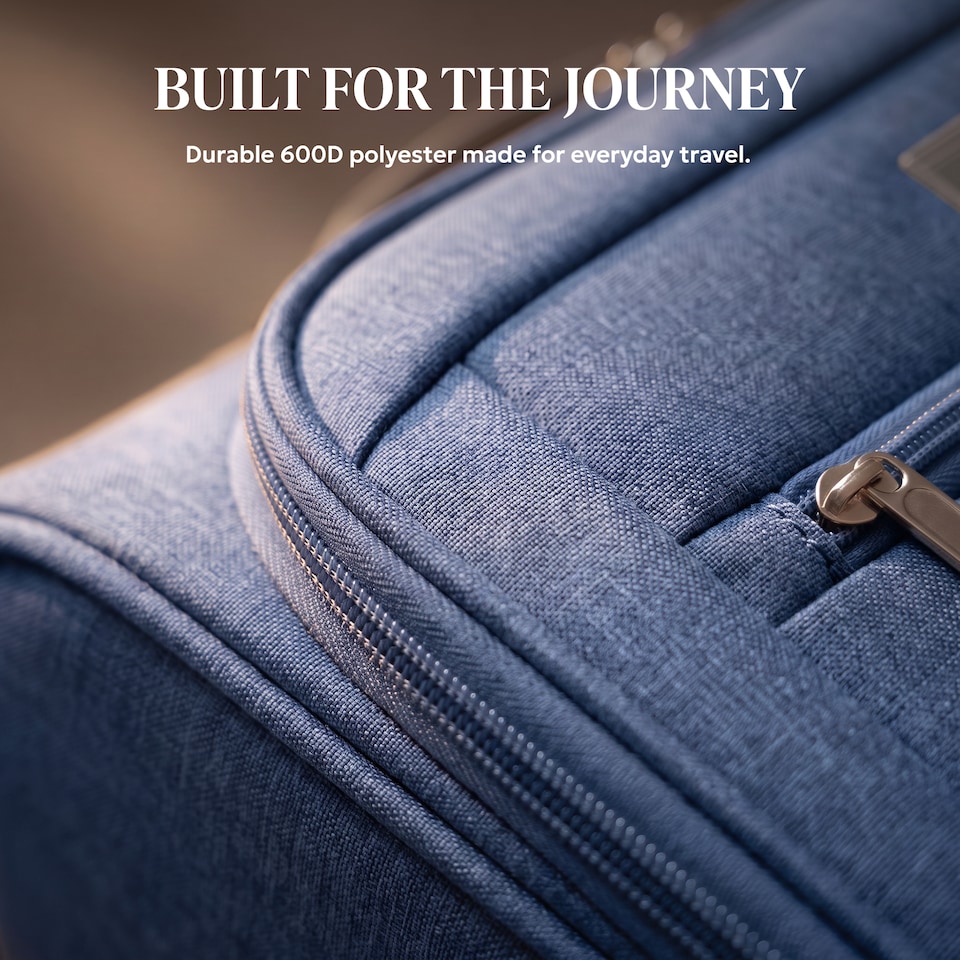 image 1 of Lugg Single Trolley Soft Cabin Bag 45x36x20cm Lightweight Hand Luggage