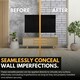 image 3 of NOVECRAFTO 3D Faux Wood Wall Panels – 6 PVC Sheets, Covers 2.76 sqm (29.76 sq ft), 96x48cm Each – Decorative Grey Wood Texture Cladding, Moisture Resistant