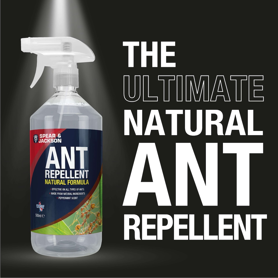 image 1 of Spear & Jackson Ant Repellent - Peppermint Scent 2 x 500ml
